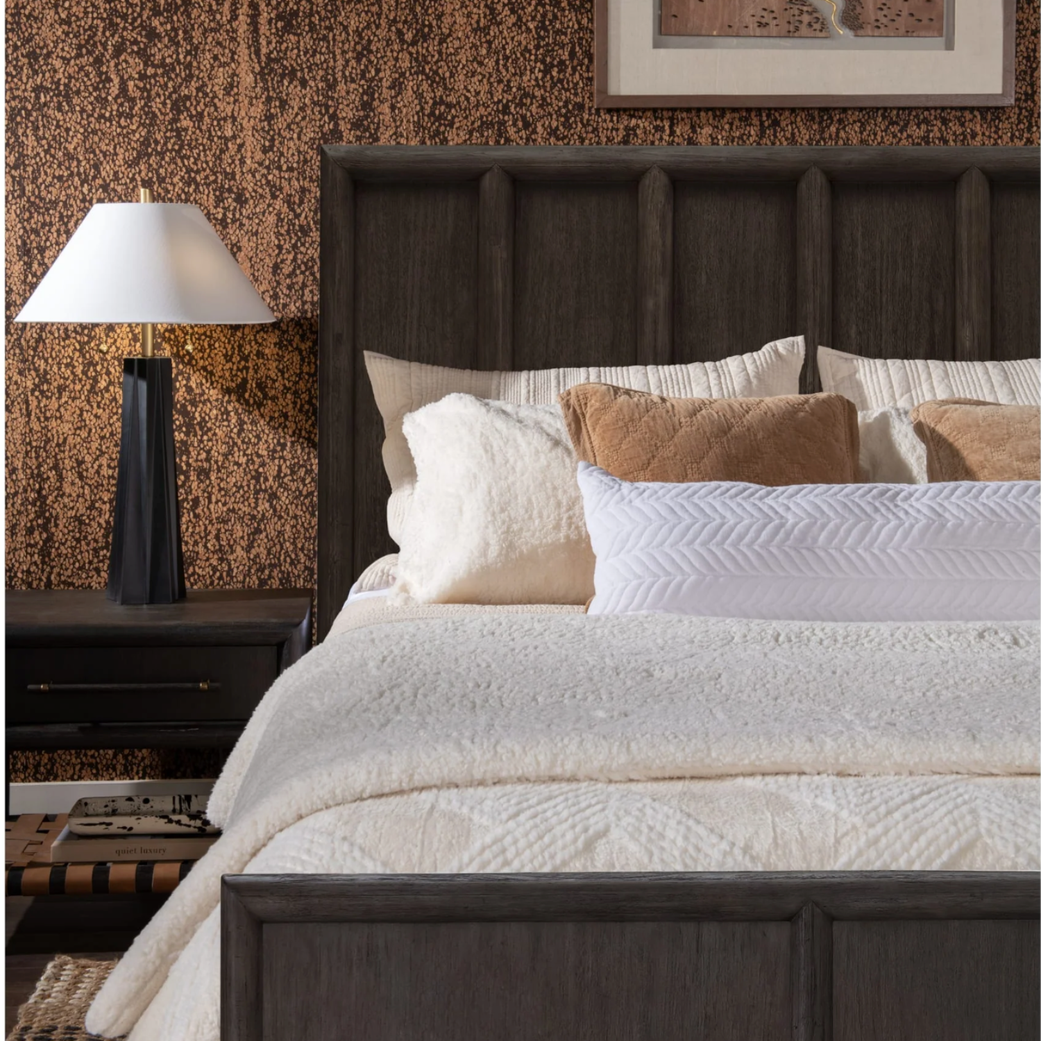 Dorsey Wooden Panel Platform Bed