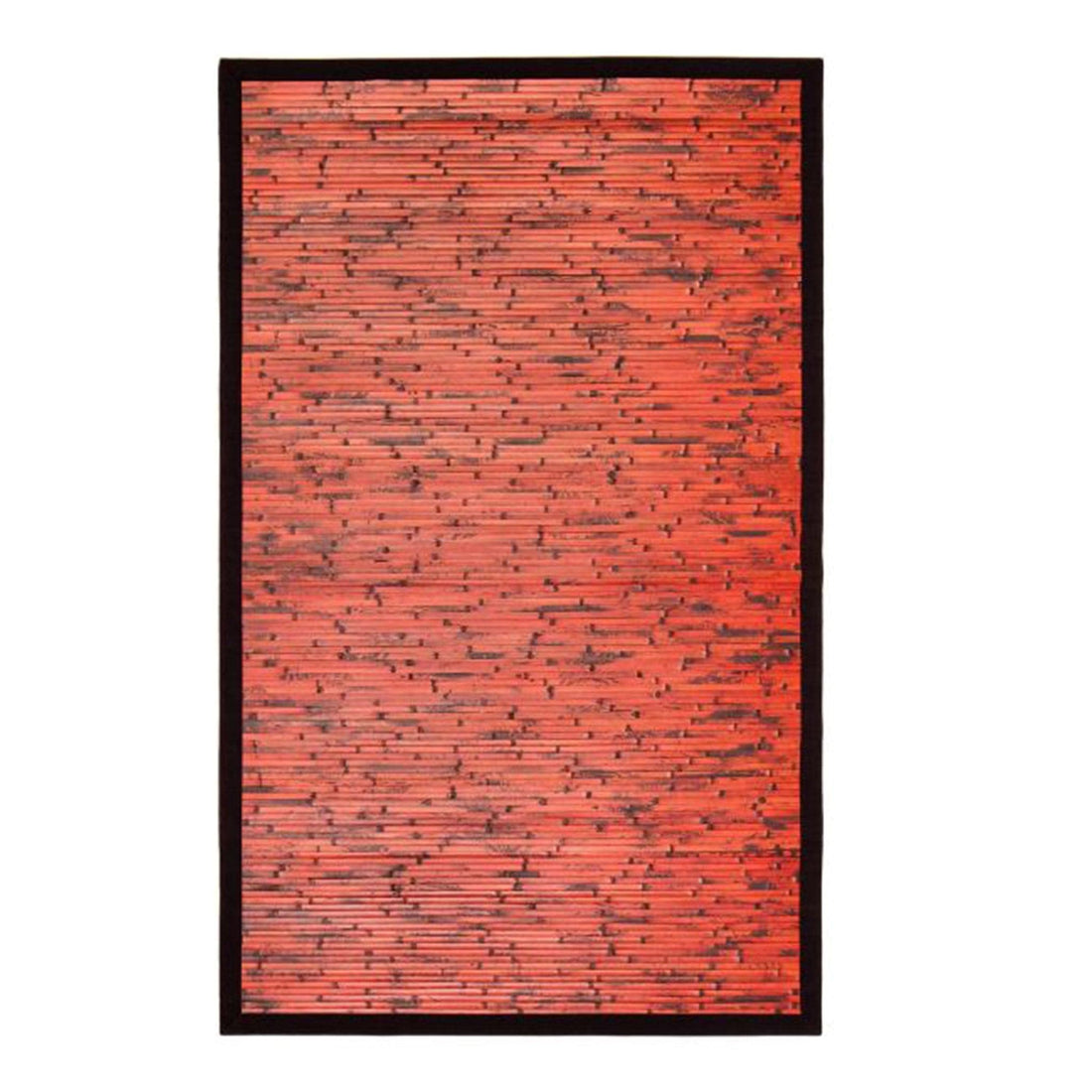 Cobblestone Mahogany Bamboo Rug