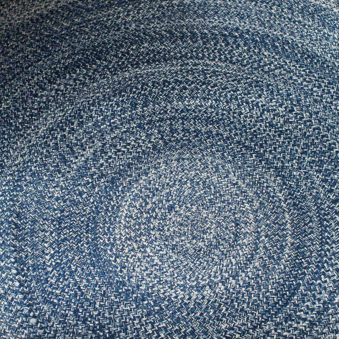 Epona Braided Round Blue Rug