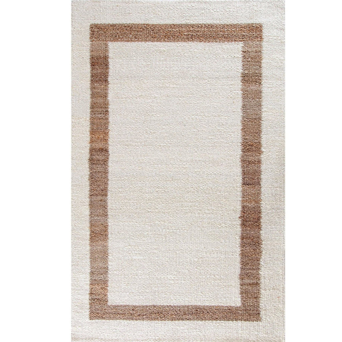 Whippoorwill Ivory & Tan Jute Area Rug