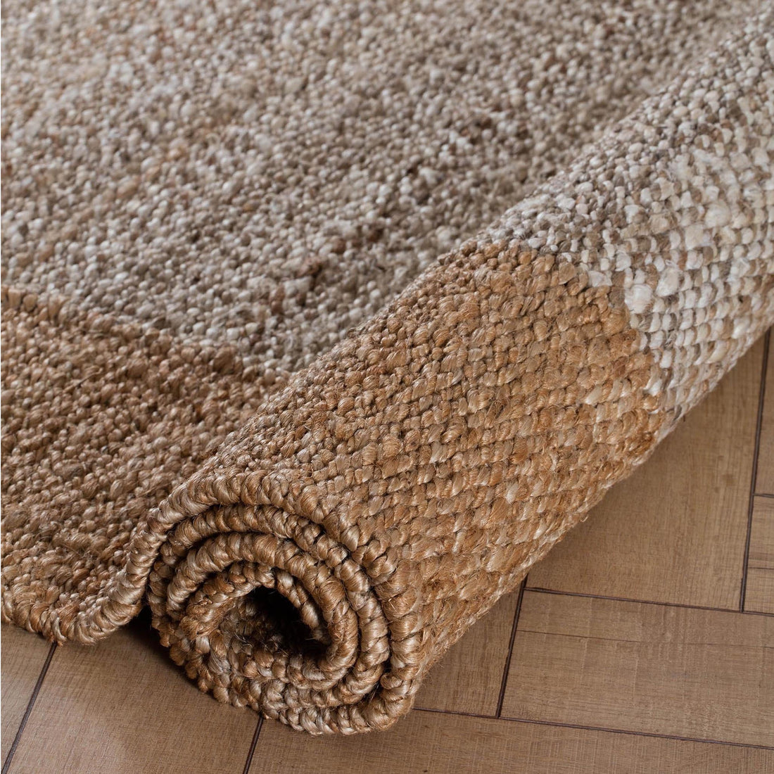 Eden Natural & Tan Jute Area Rug