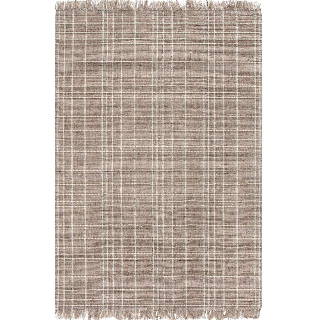 Okemah Jute and Ivory Wool Rug