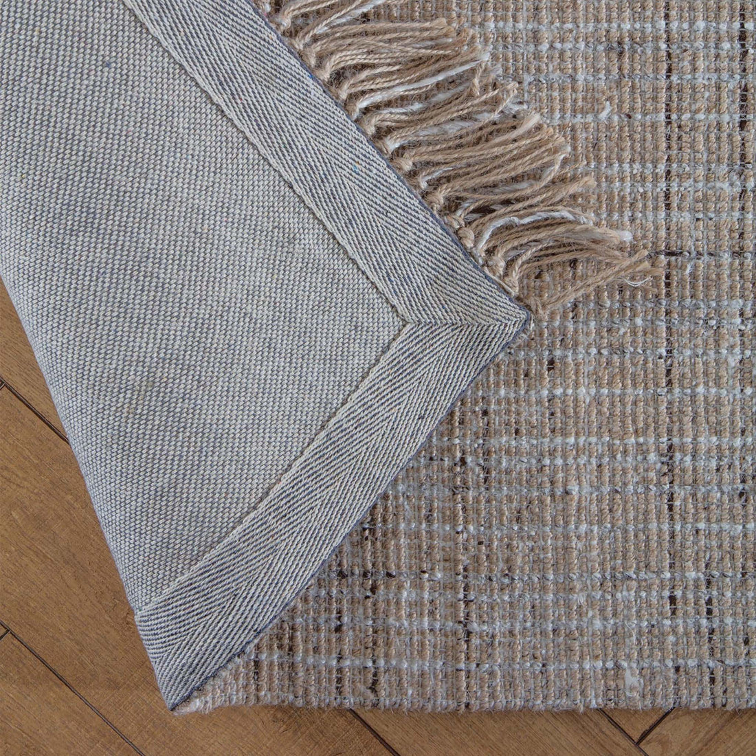 Sallisaw Tan Jute and Wool Rug