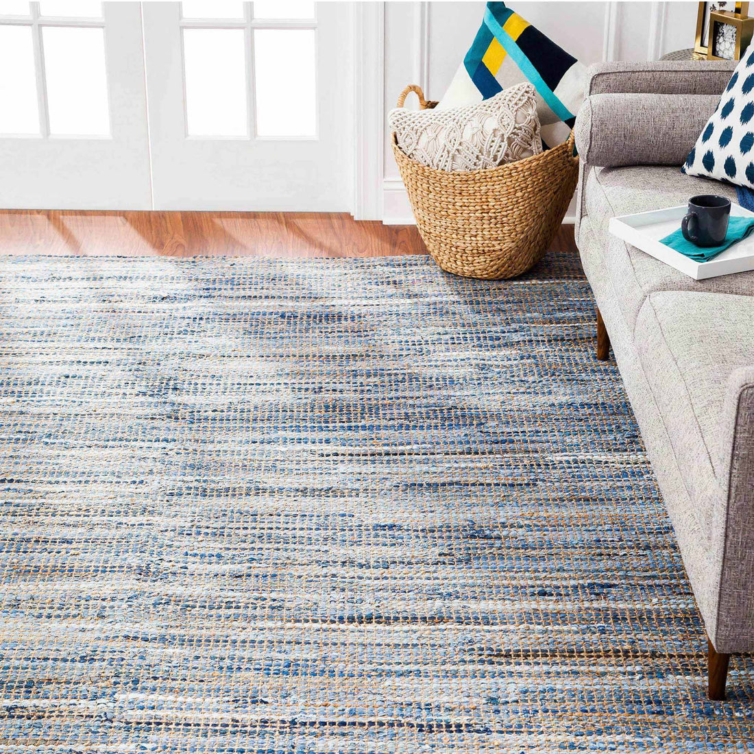 American Graffiti Denim & Jute Rug