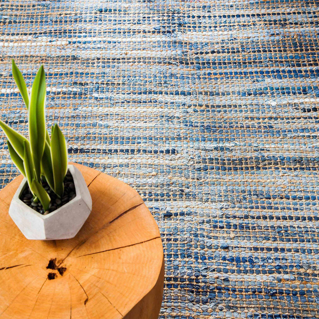 American Graffiti Denim & Jute Rug