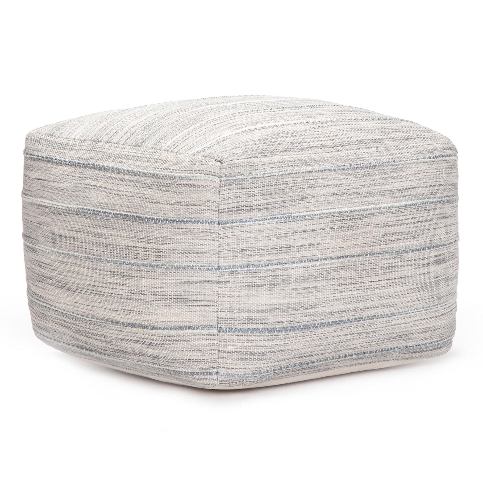 Joya Gray Pouf