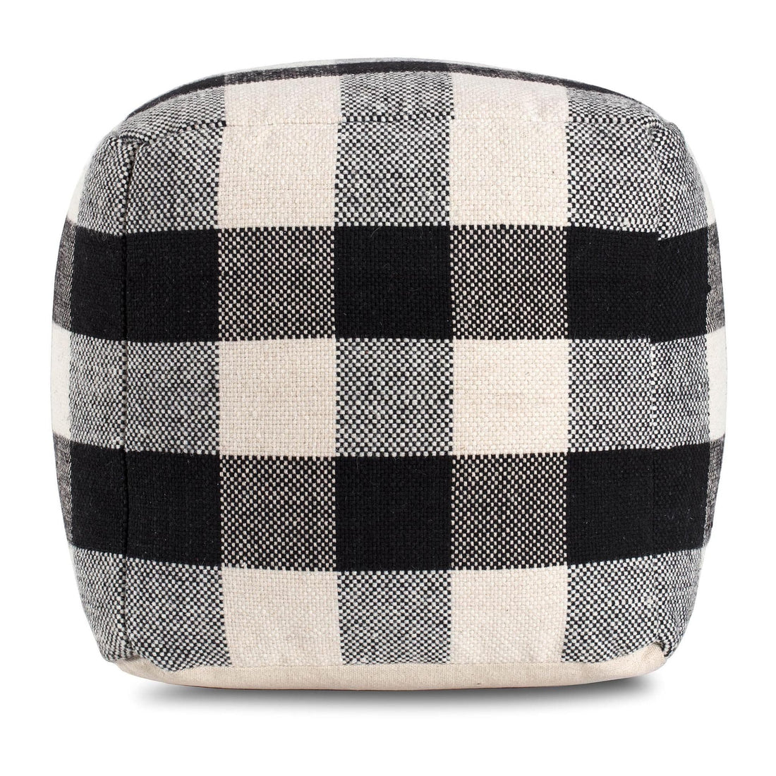 Checkered Sky Pouf