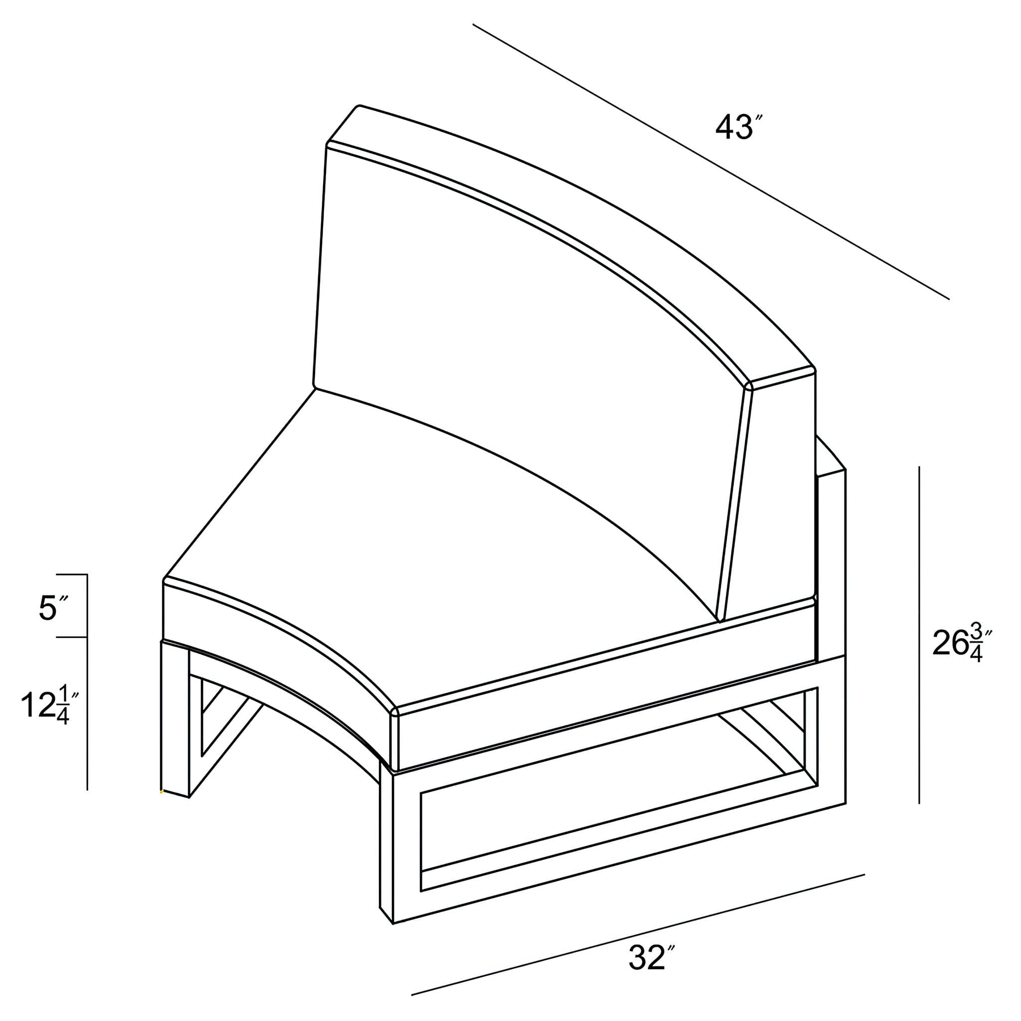 Avion Curve Seat