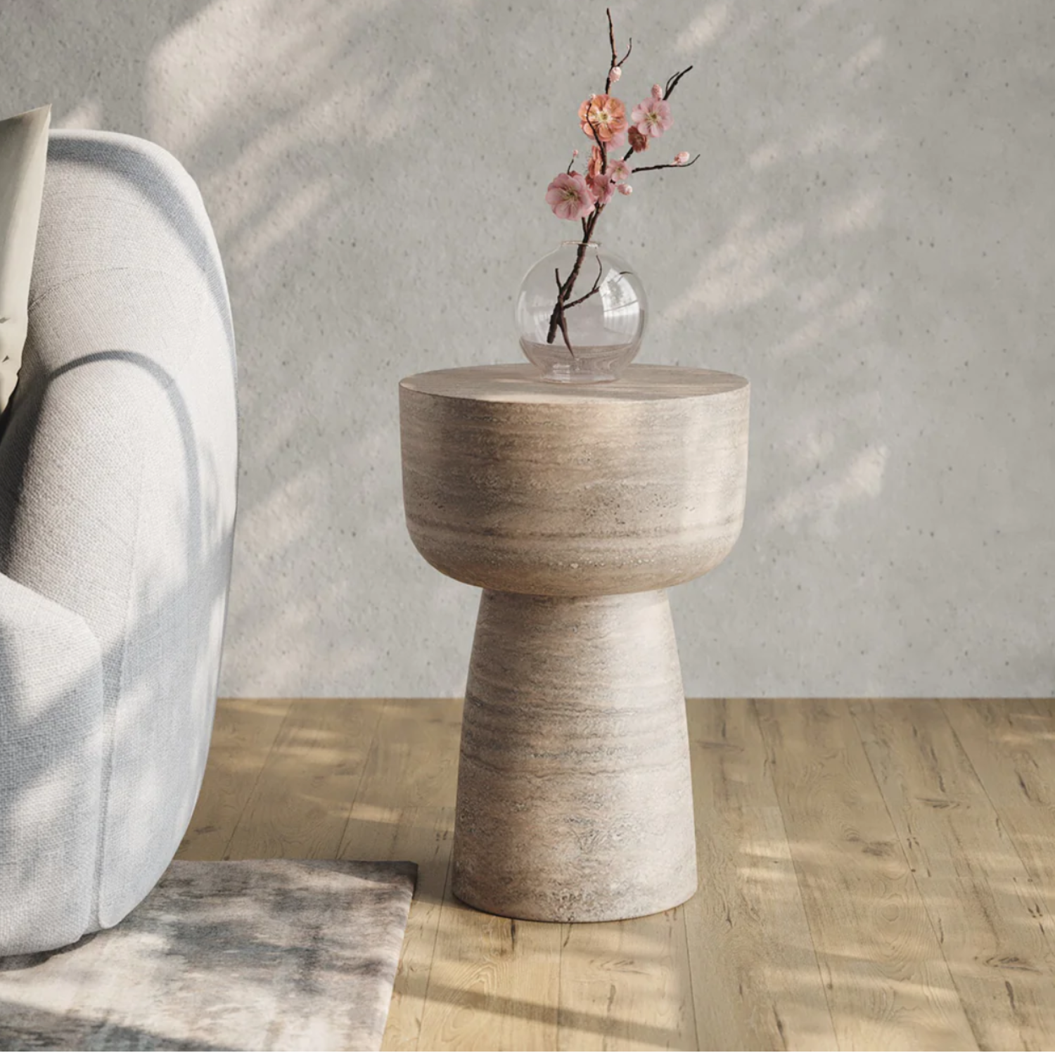 Arvo Concrete Outdoor Side Table