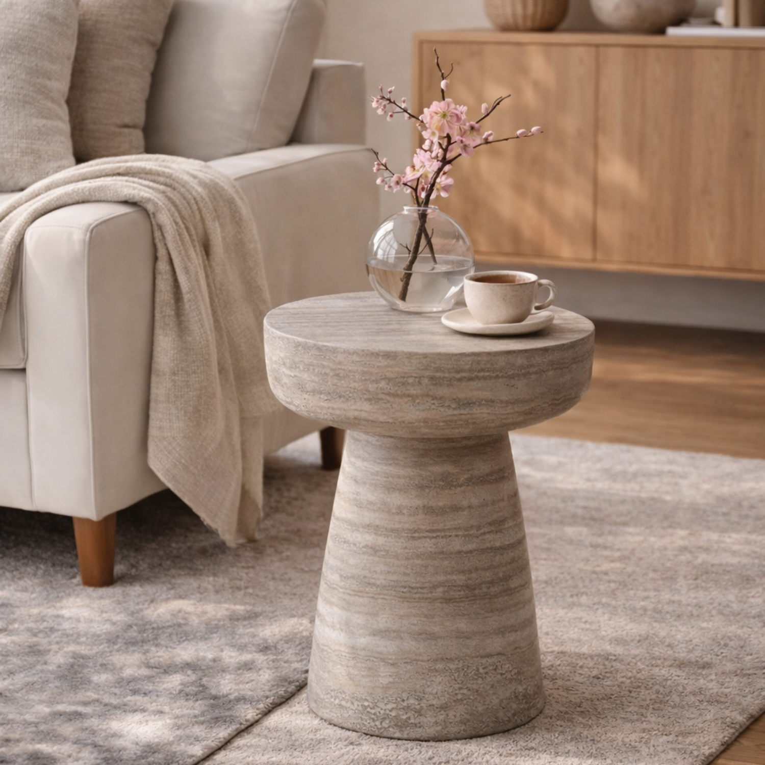 Arvo Concrete Outdoor Side Table