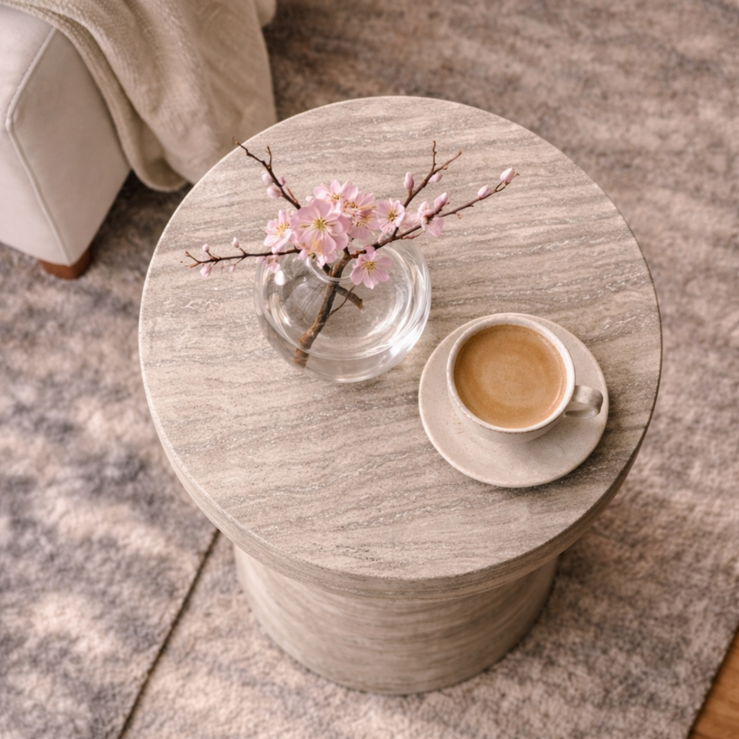 Arvo Concrete Outdoor Side Table