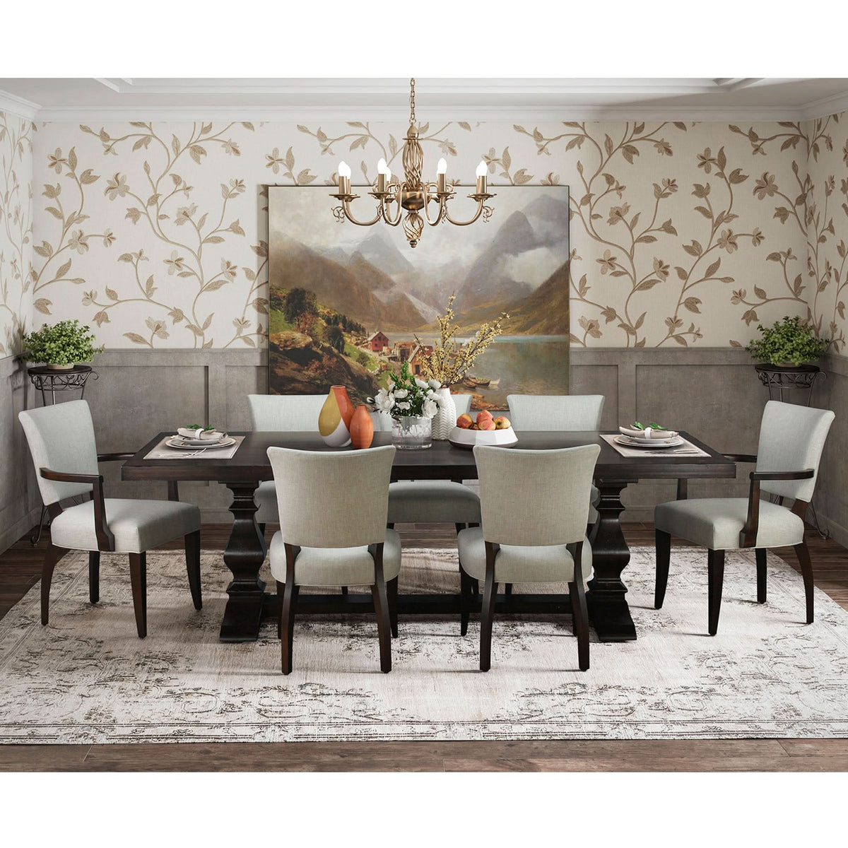 Ashford Trestle Dining Table – Haiku Designs