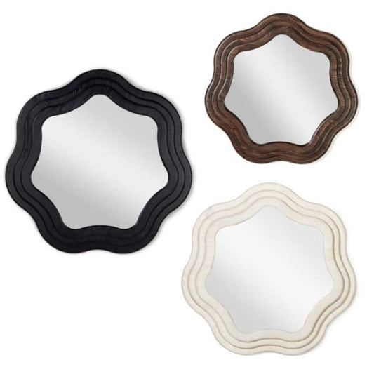  Swirl Round Wall Mirror Set 