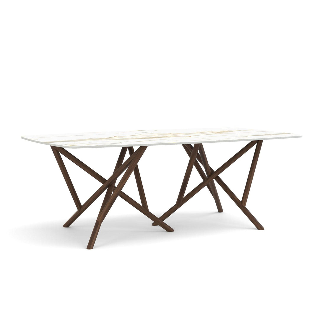 Copeland Baton Sintered Stone Boat Shaped Top Table