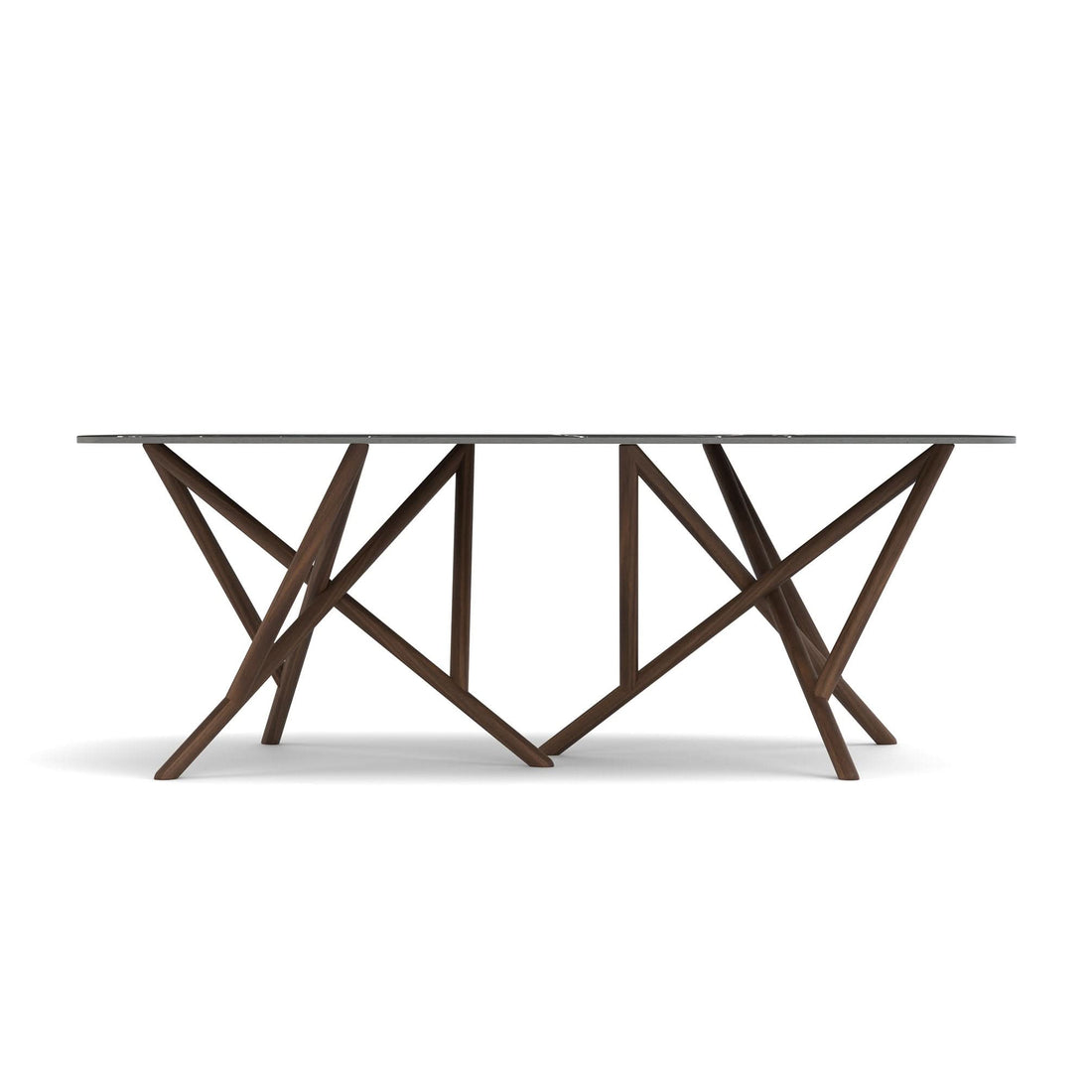 Copeland Baton Sintered Stone Boat Shaped Top Table