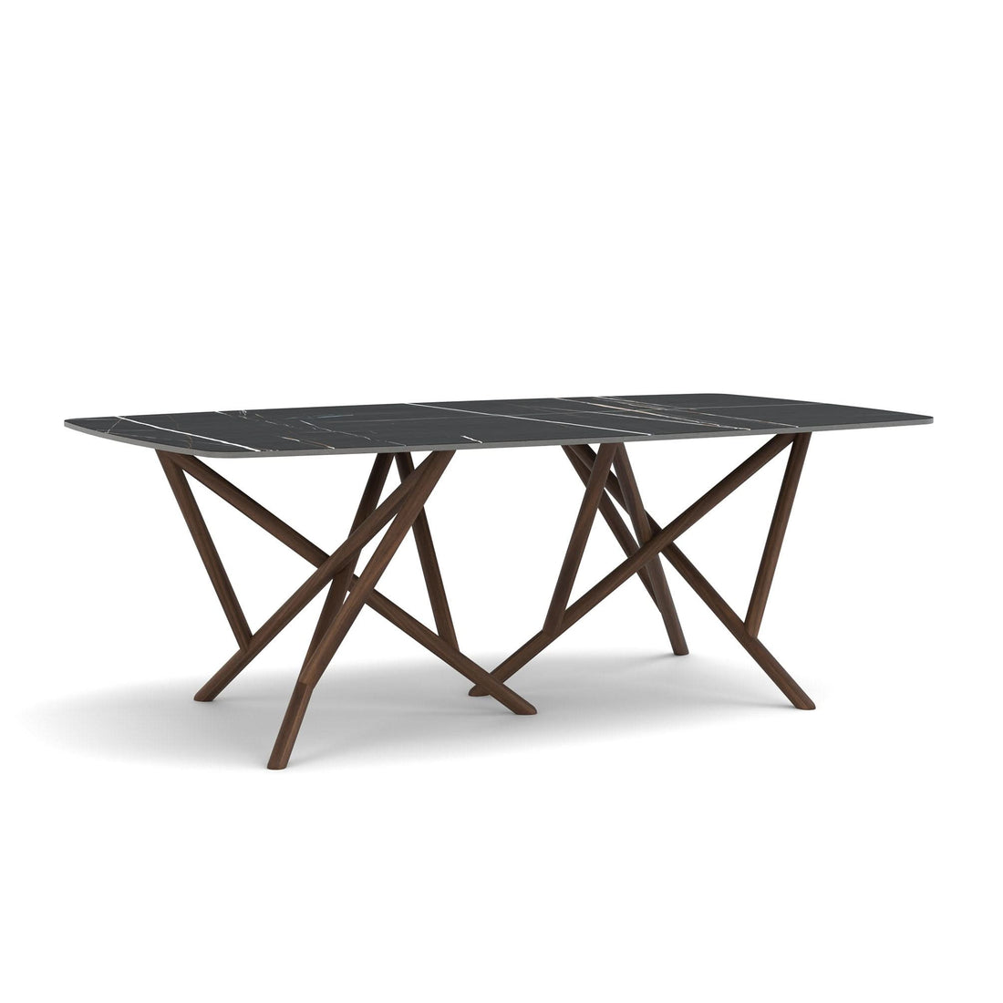 Copeland Baton Sintered Stone Boat Shaped Top Table