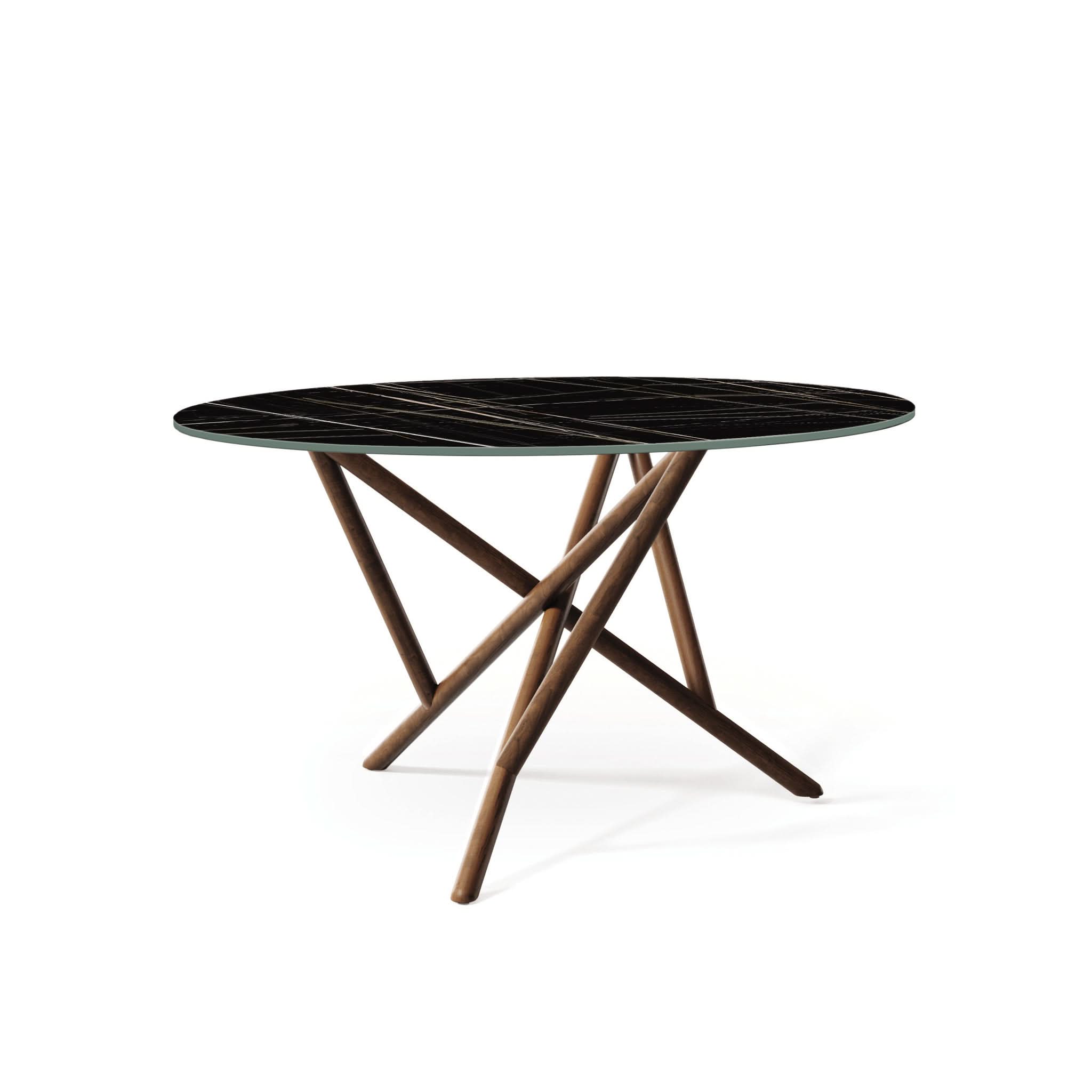 Copeland Baton Round Sintered Stone Top Table