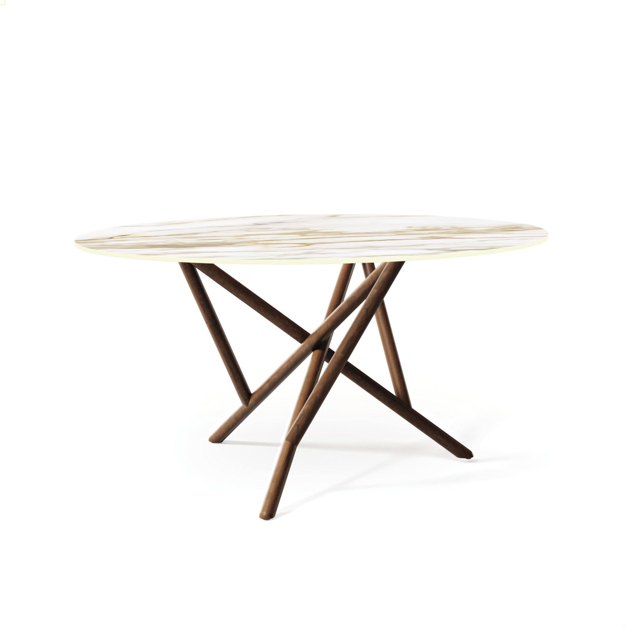 Copeland Baton Round Sintered Stone Top Table