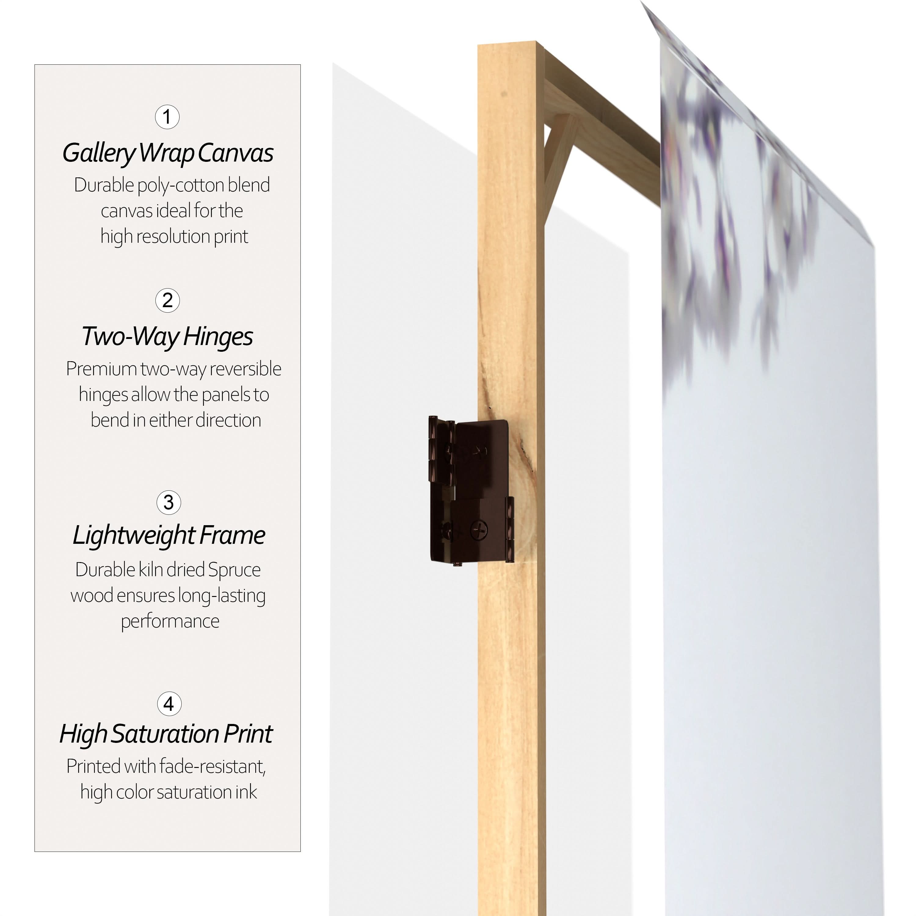 6 ft. Tall Double Sided Cherry Blossoms Room Divider