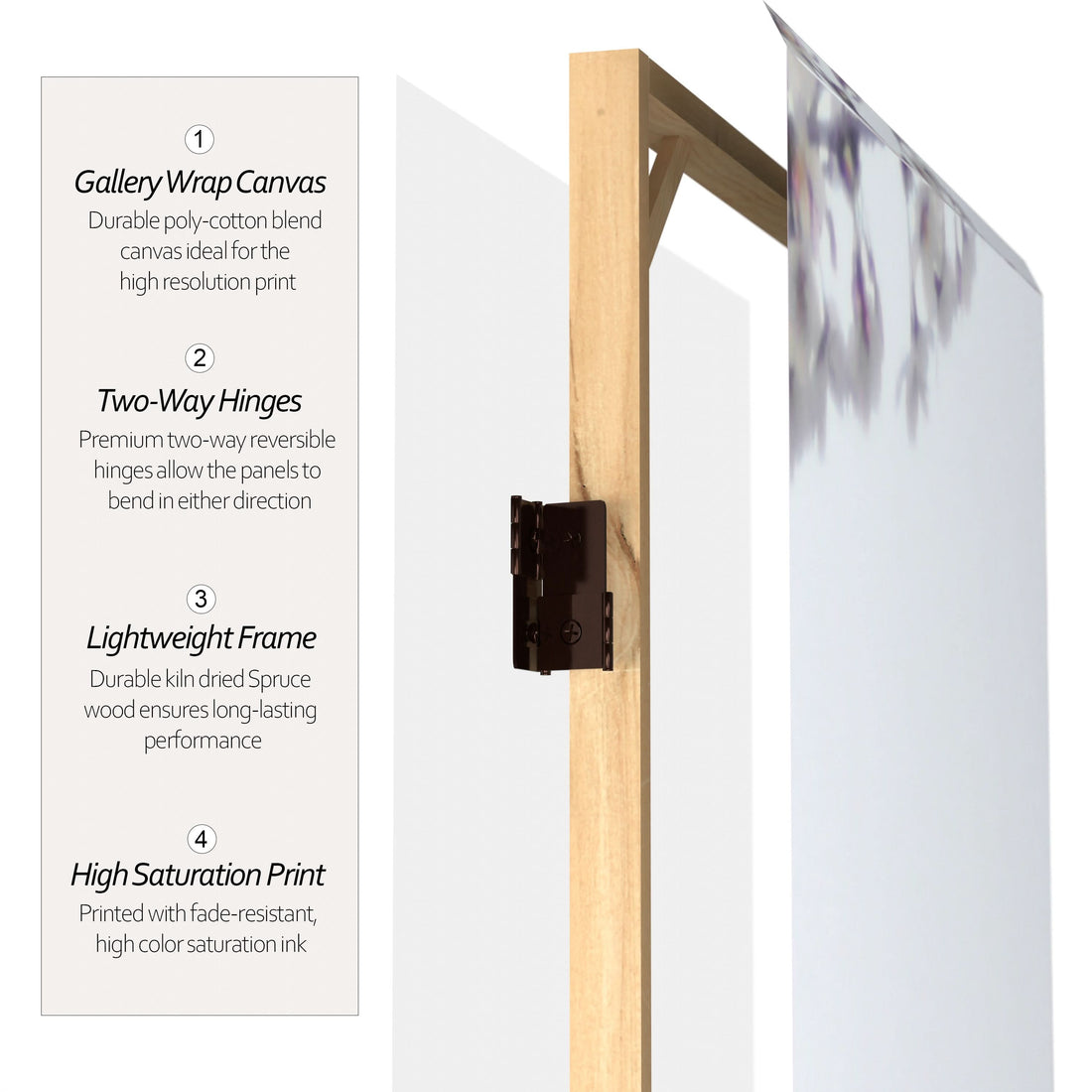 6 ft. Tall Double Sided Cherry Blossoms Room Divider