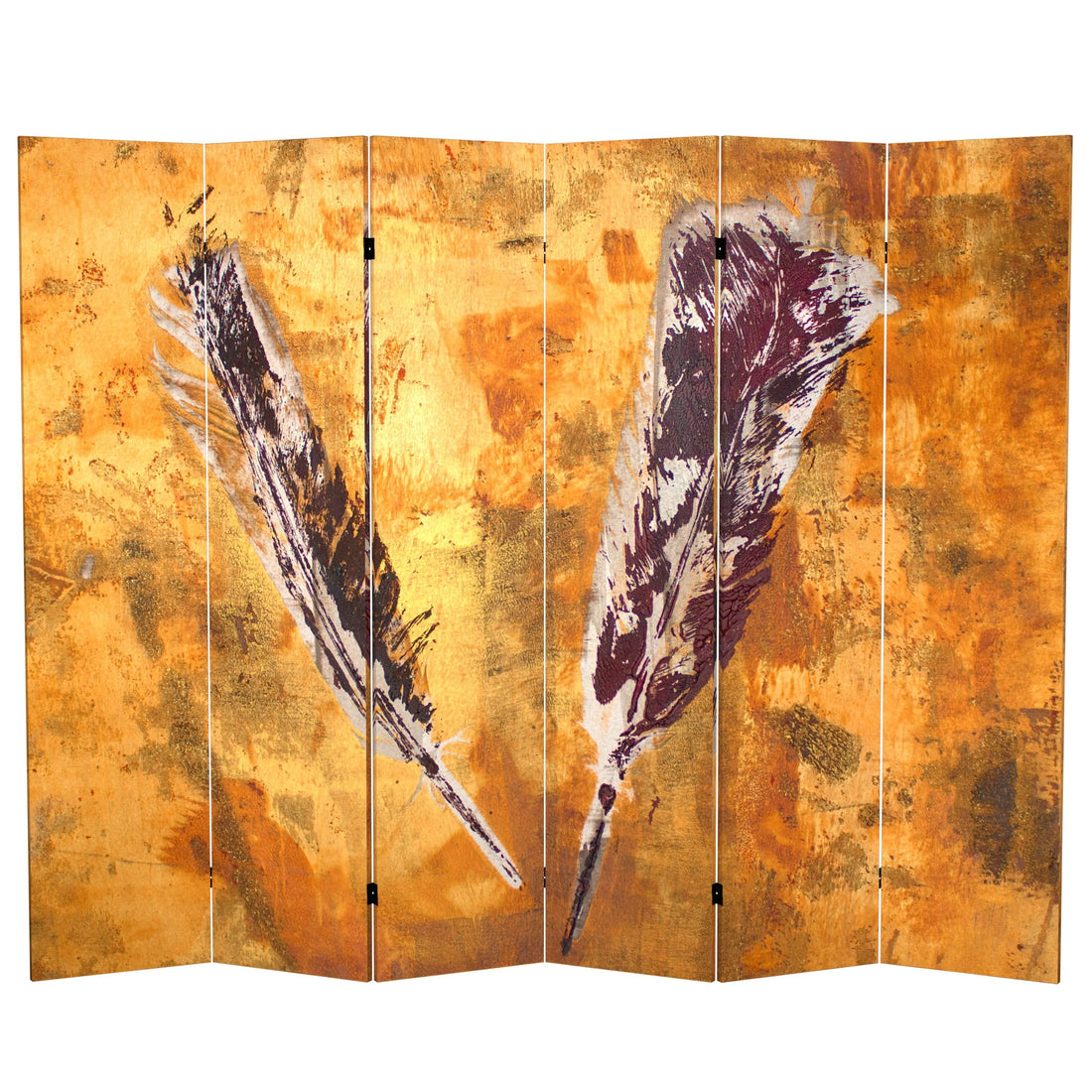 6 ft. Tall Double Sided Flight Canvas Room Divider