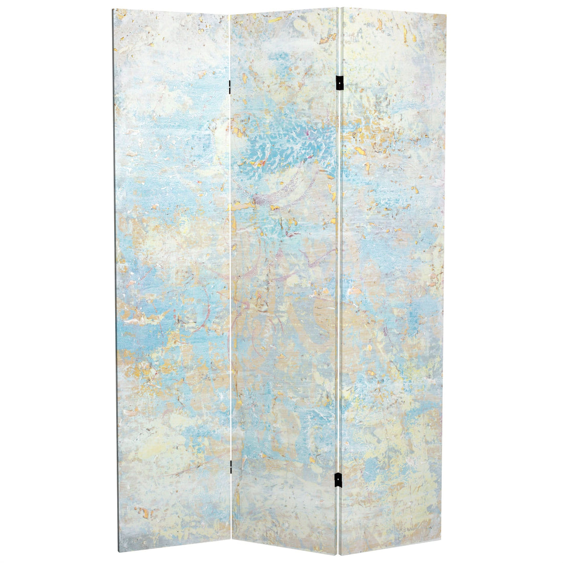 6 ft. Tall Double Sided Celestia Canvas Room Divider