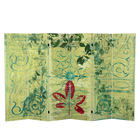 5 1/4 ft. Garden Gate Canvas Room Divider 6 Panel