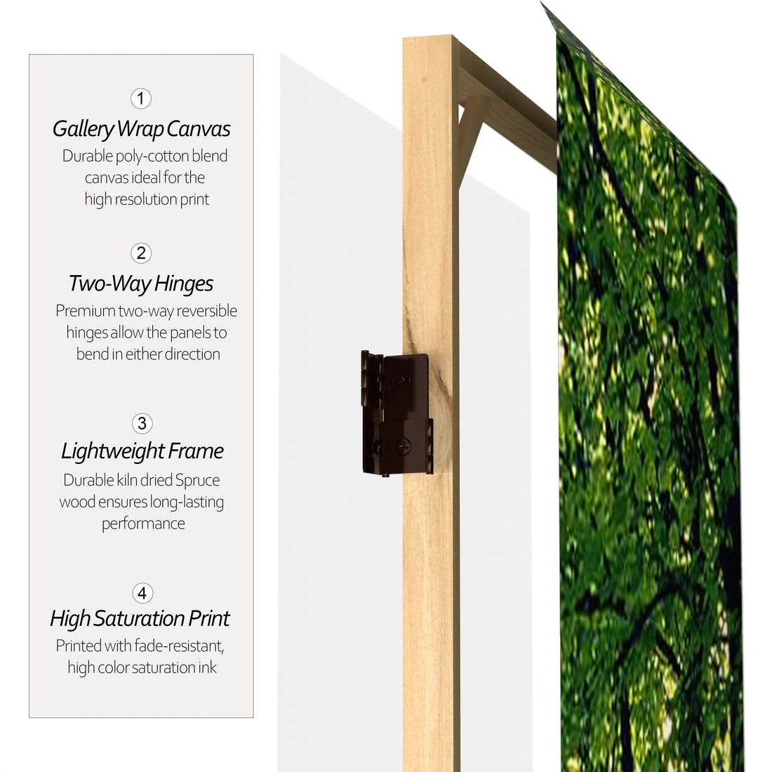 6 ft. Tall Path of Life Room Divider 6 Panel