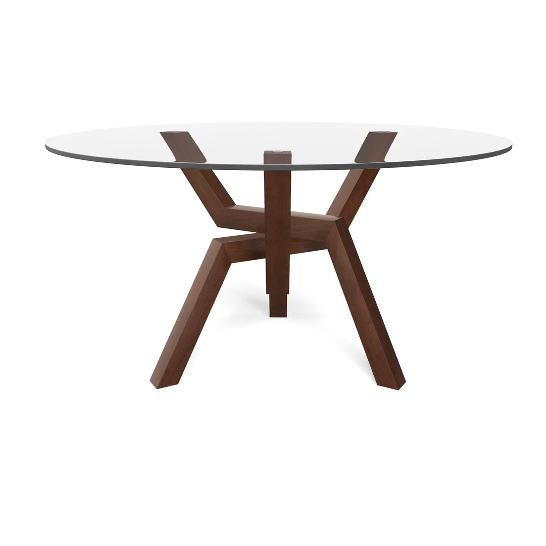 Cleo Glass Round Dining Table