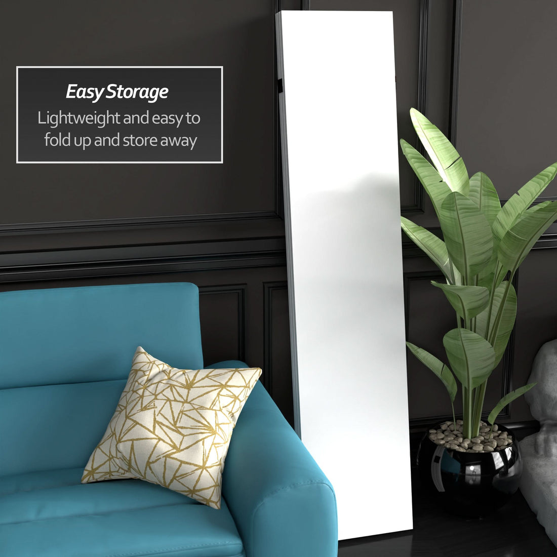 Do It Yourself Tall 6 ft. Canvas Folding Screen