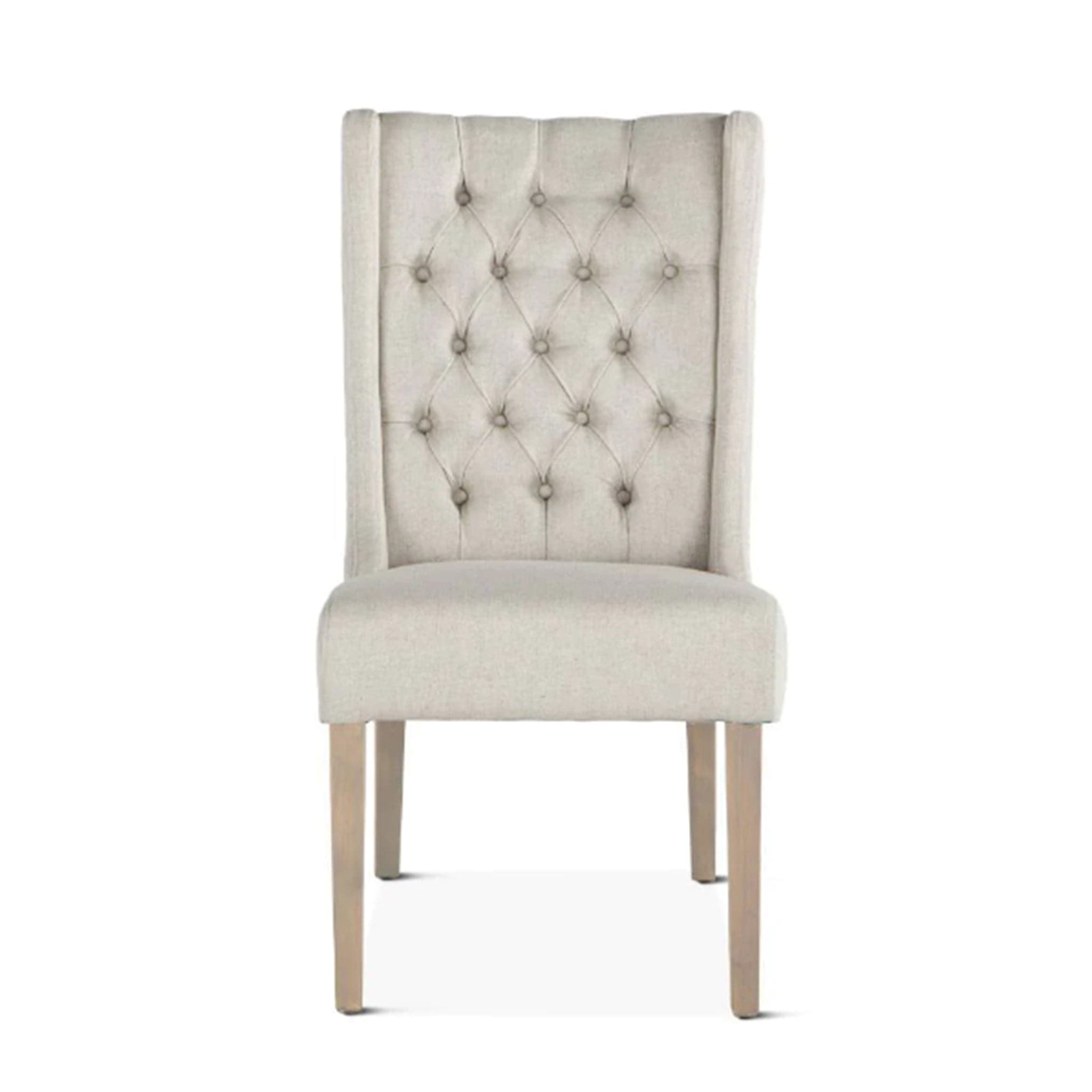 Chloe Dining Chairs with Napoleon Legs, Set of 2