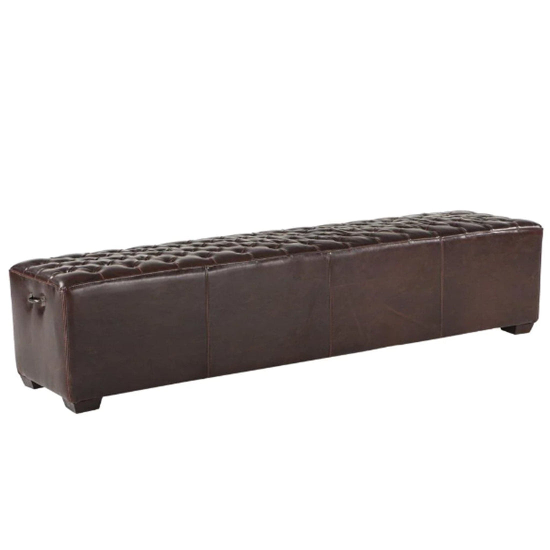 Arabella Bicast Leather Bench