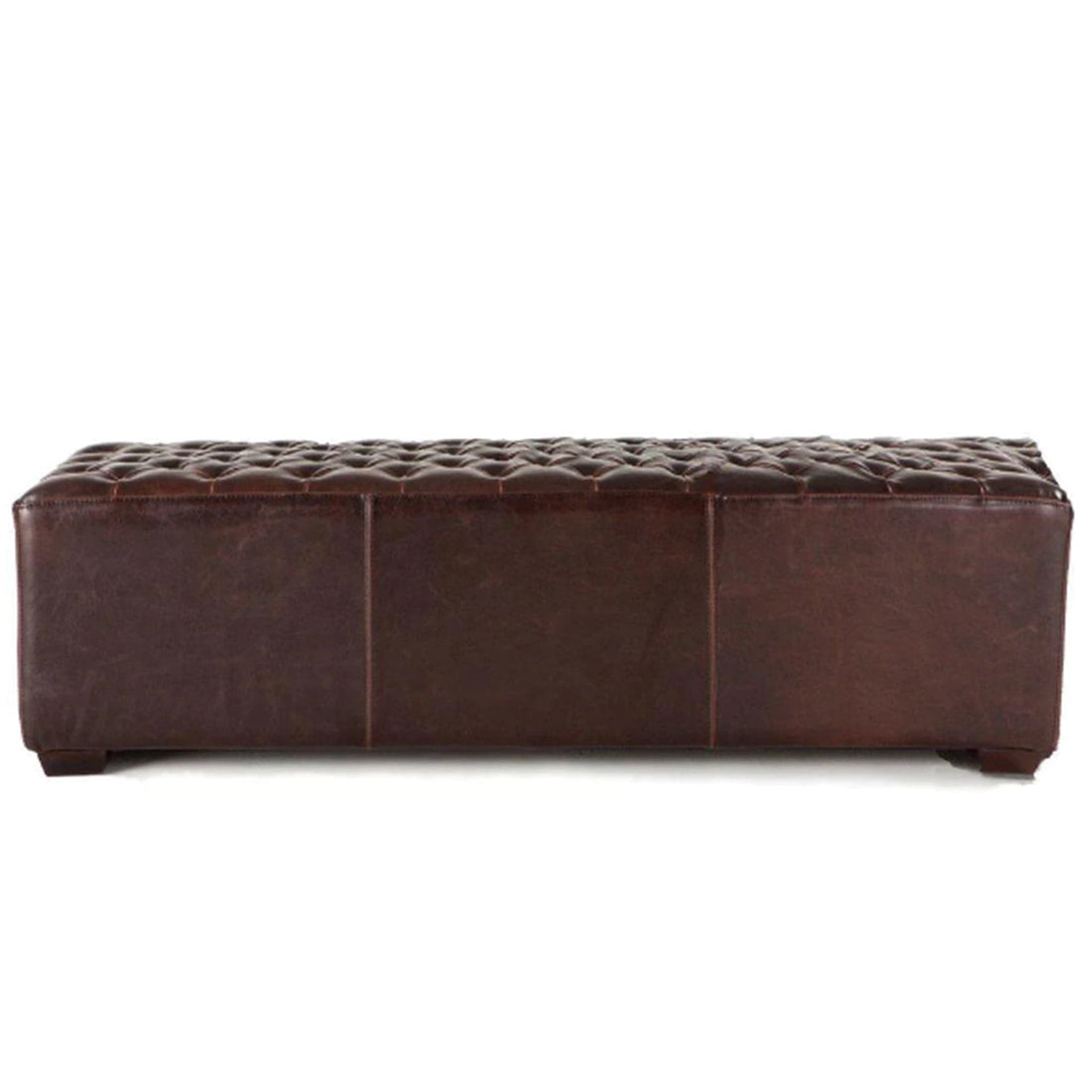 Arabella Bicast Leather Bench