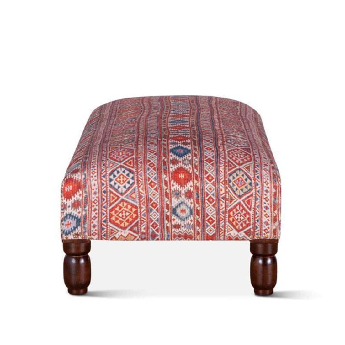 Algiers Mixed Red Pattern Ottoman