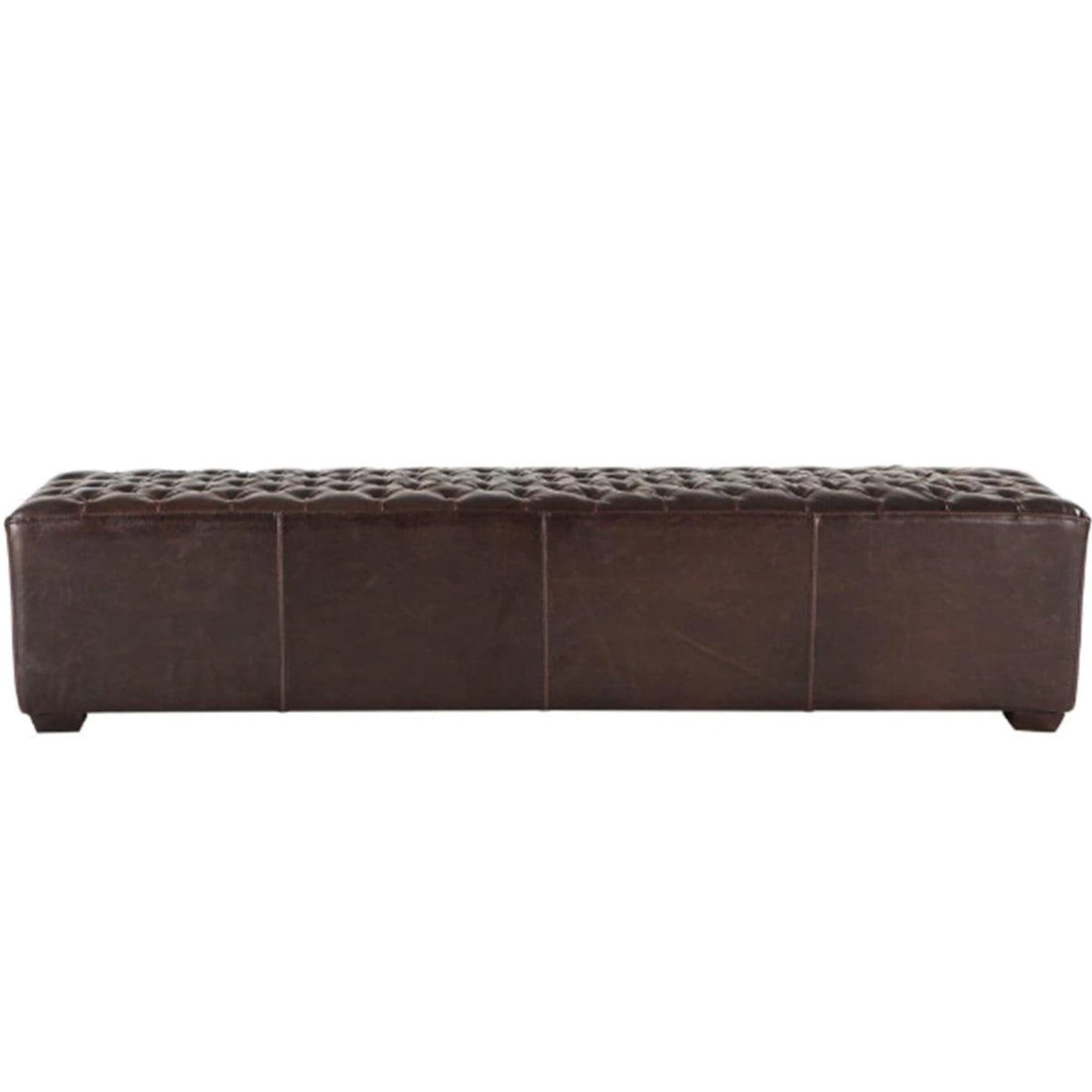 Arabella Bicast Leather Bench