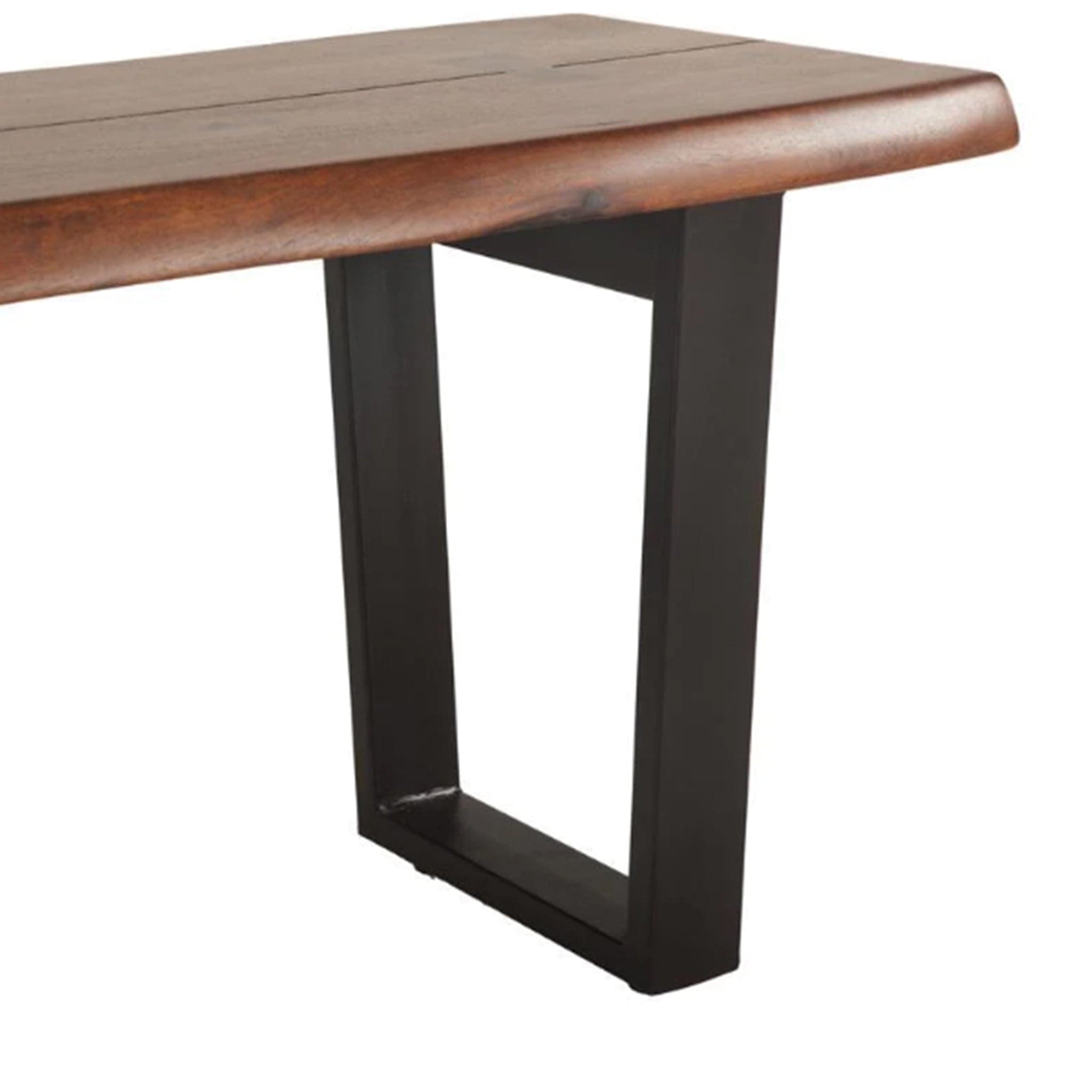 Belfrie Modern Live Edge Dining Bench