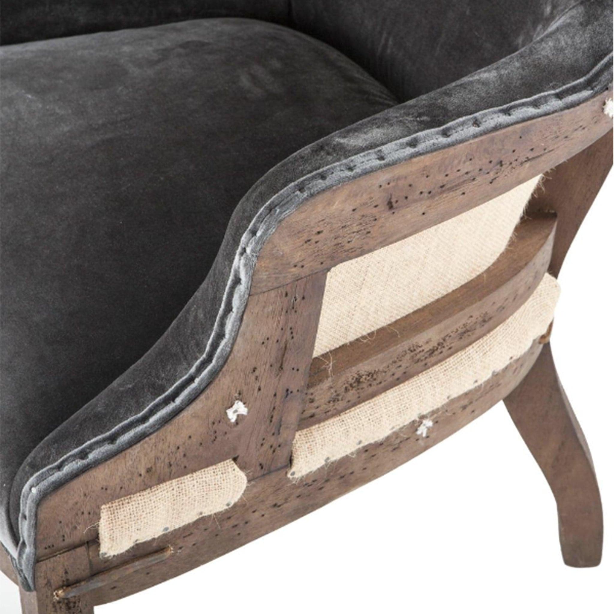 Charles Velvet Armchair