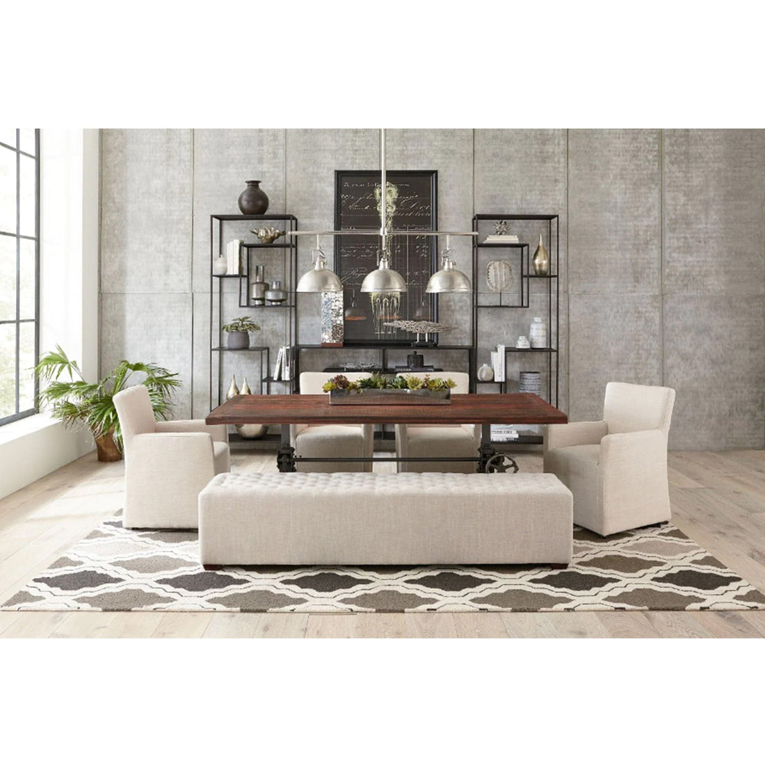 Welles Adjustable Rectangle Dining Table