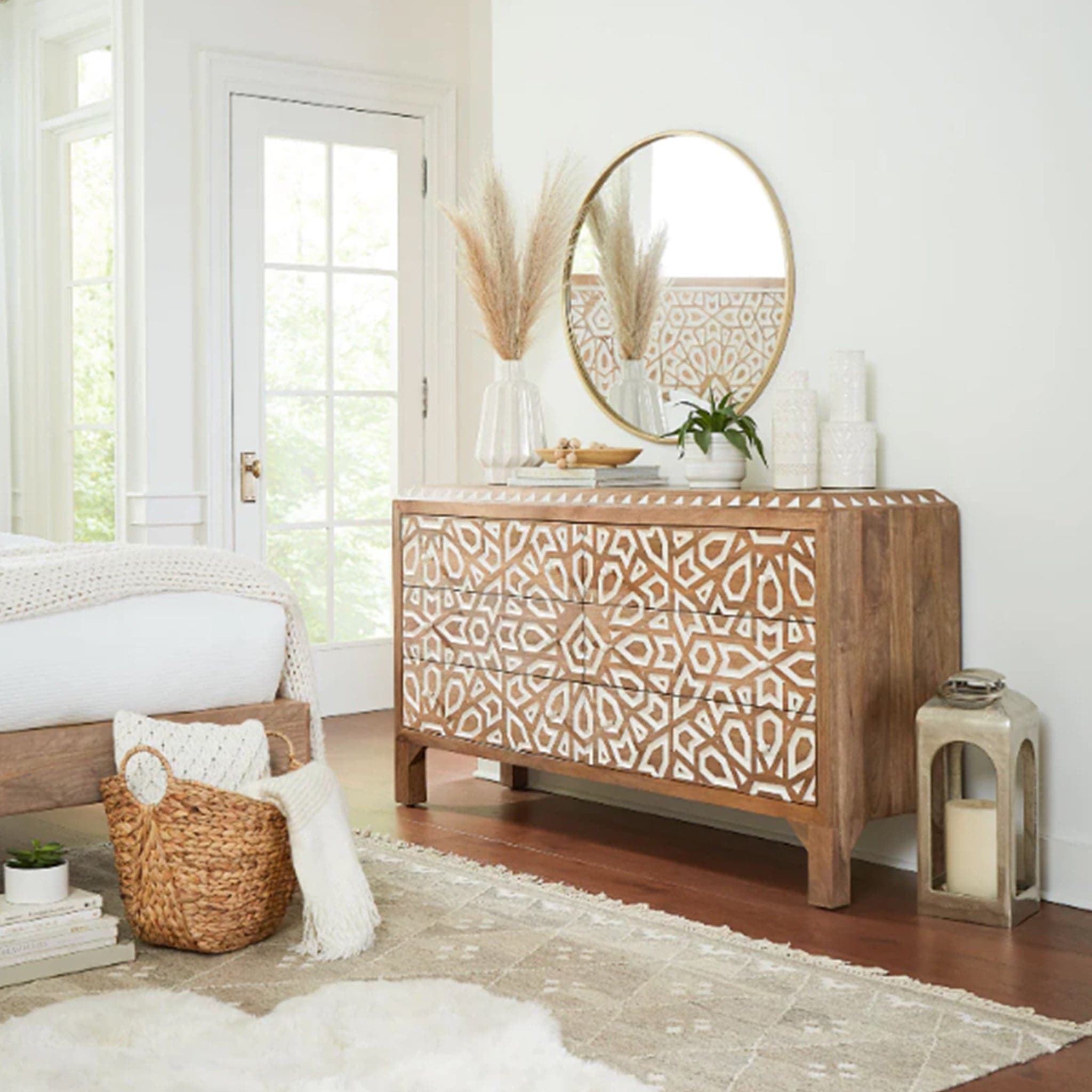 geometric design dresser MCM Geometric Pattern Dresser