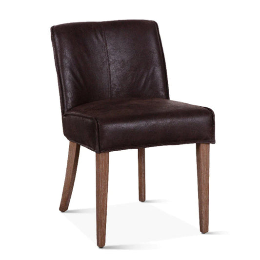 Avery Leather Side Chairs, Set of 2