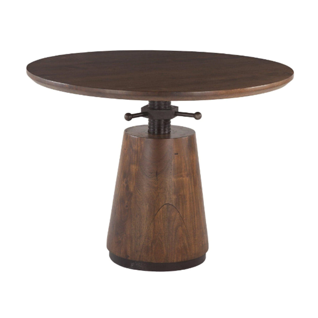 Amici Round Adjustable Dining Table