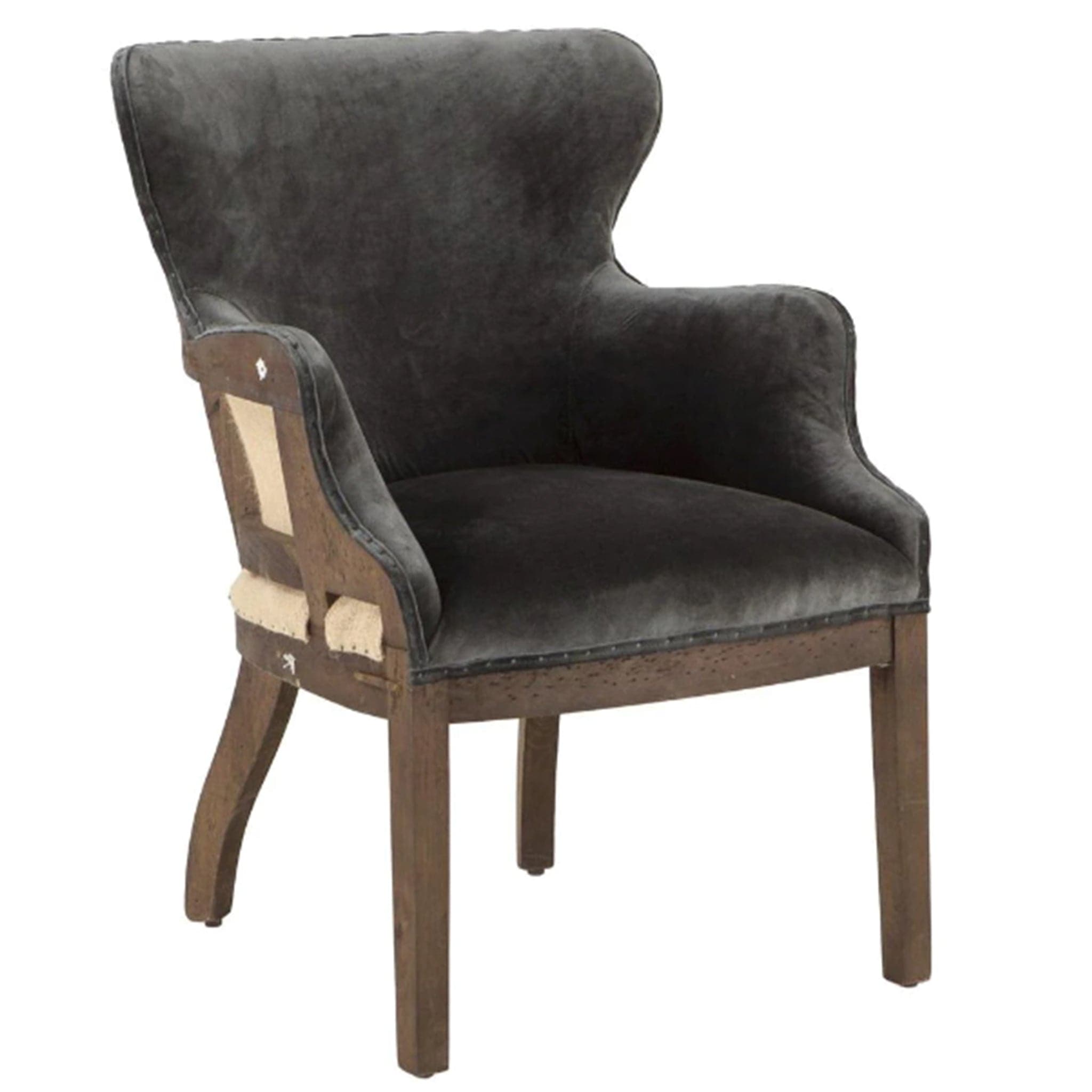 Charles Velvet Armchair