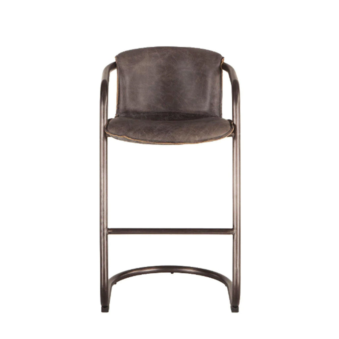 Chiavari Leather Bar Chairs, Set of 2