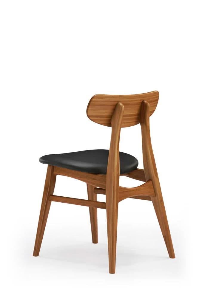Cassia Dining Chair With Leather Seat (set of 2)
