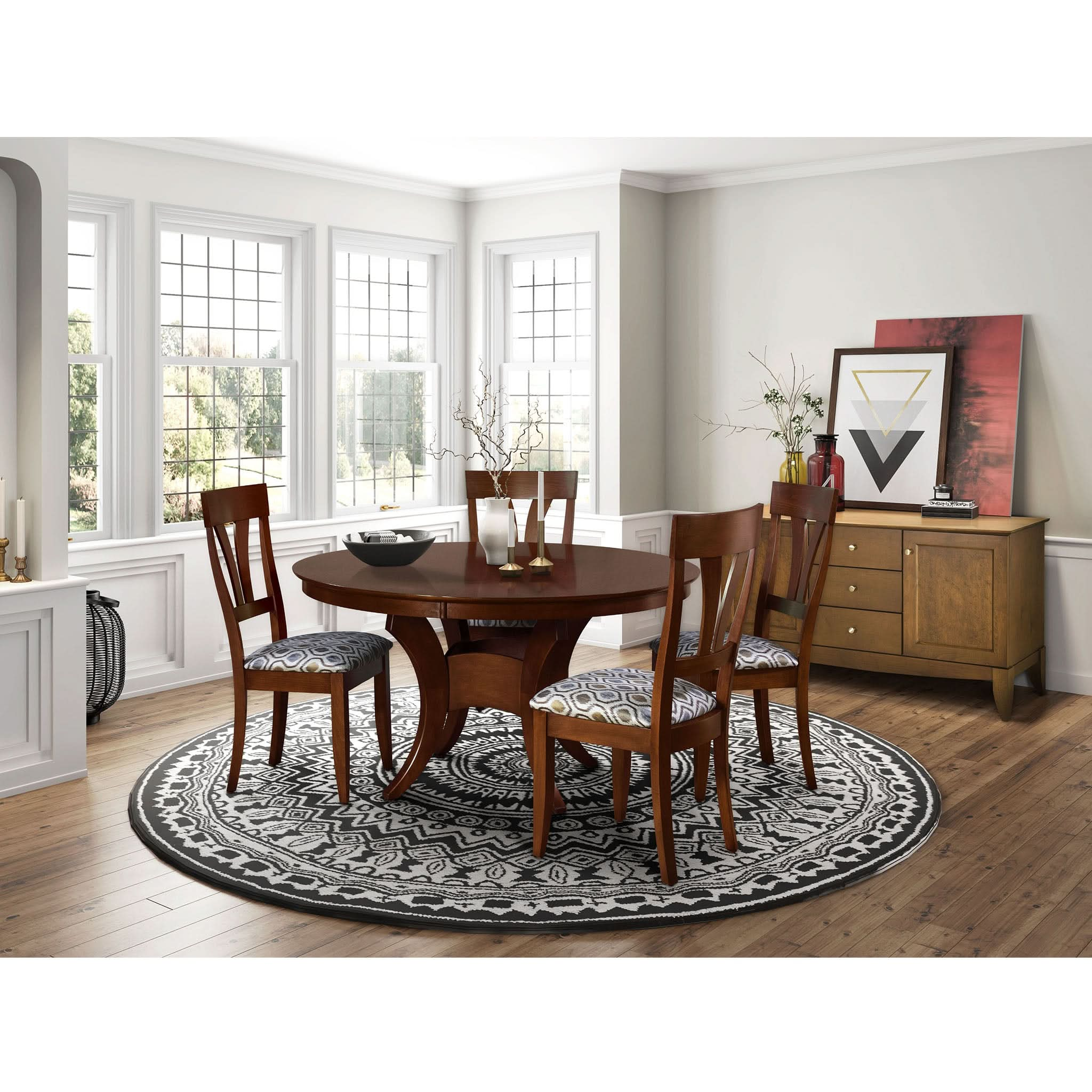 Crescent  Round Dining Table