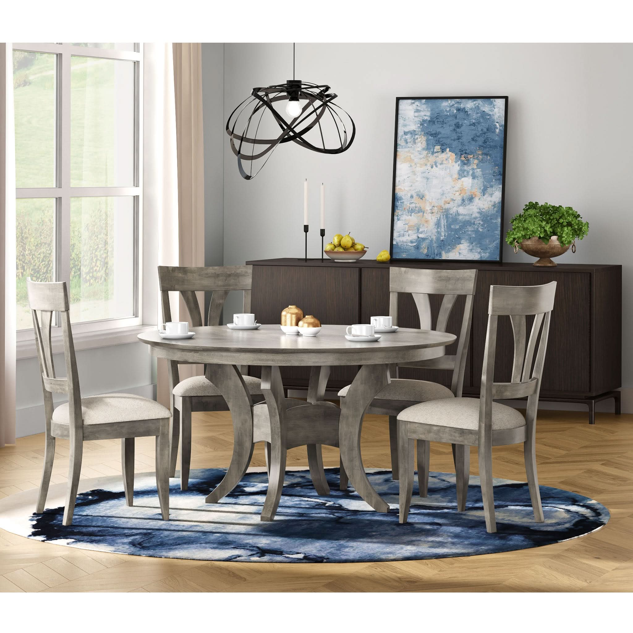 Crescent  Round Dining Table