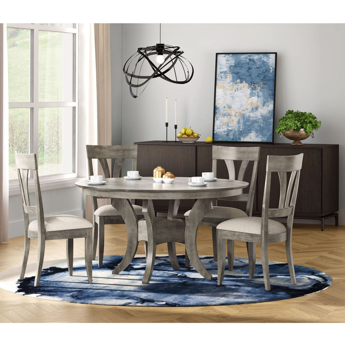 Crescent  Round Dining Table