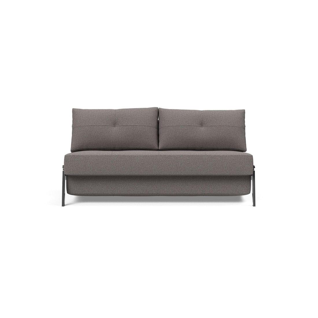 Cubed Queen size Sofa Bed With Chrome Legs