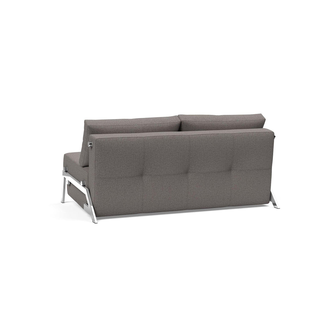 Cubed Queen size Sofa Bed With Chrome Legs