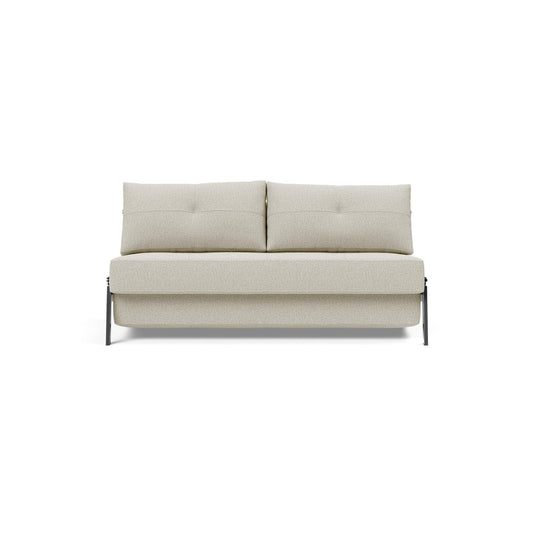  Cubed Full Size Sofa Bed With Chrome Legs 
